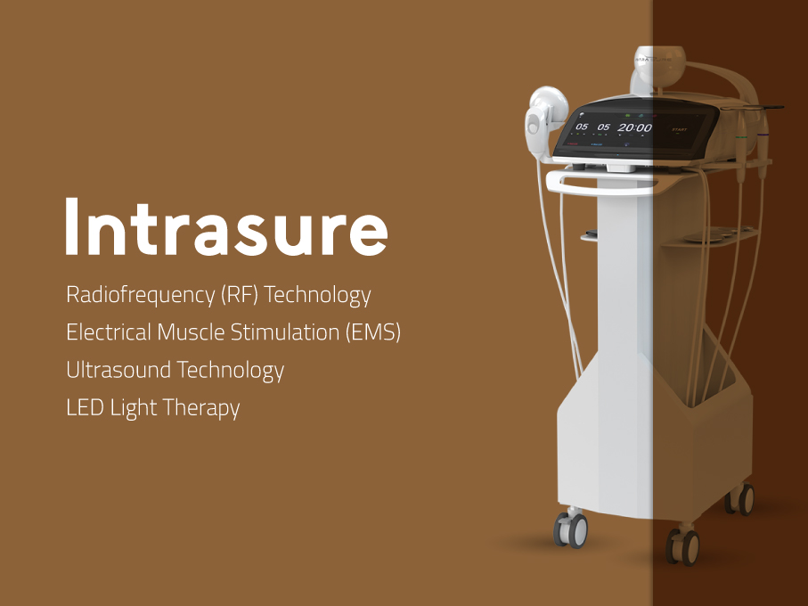 جهاز Intrasure لشد البشرة وتحسين مظهر الجسم باستخدام تقنية التردد الحراري وLED
